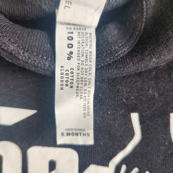 Baby Boy Godson short sleeve bodysuit onesie black white Baptism Christening - Picture 2 of 2